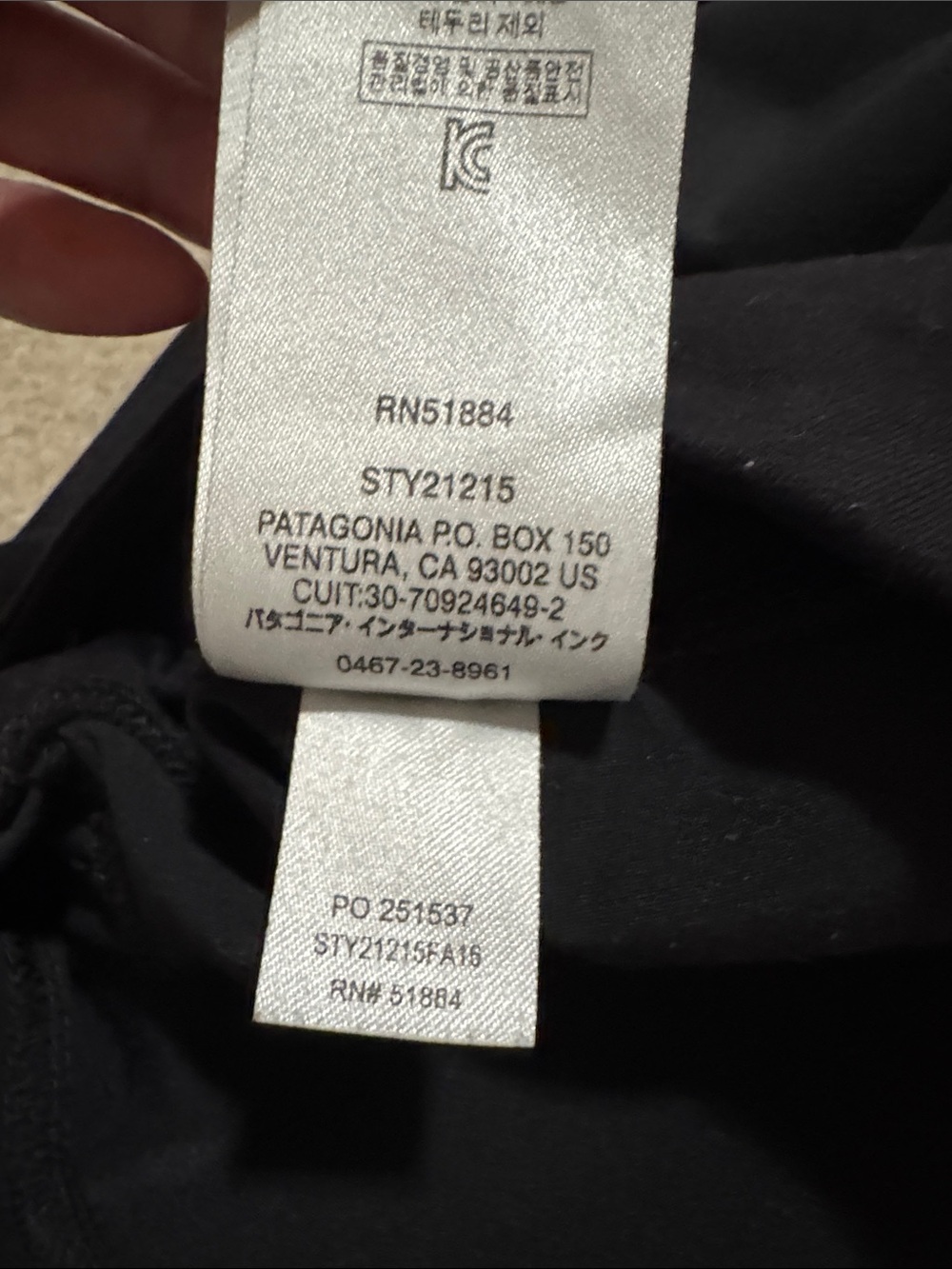 Patagonia Happy Hike Studio Pant Jogger Black Hiking Outdoor Gorpcore-Large - Picture 10 of 10